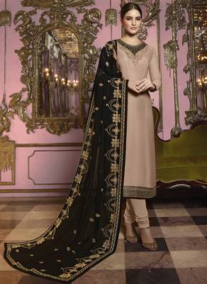 Chiku embroidered silk salwar 1