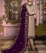 Chiku embroidered silk salwar