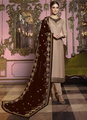 Chiku embroidered silk salwar 1