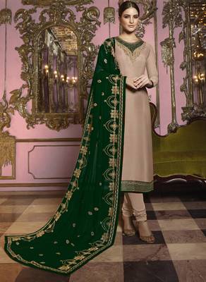 Chiku embroidered silk salwar 1