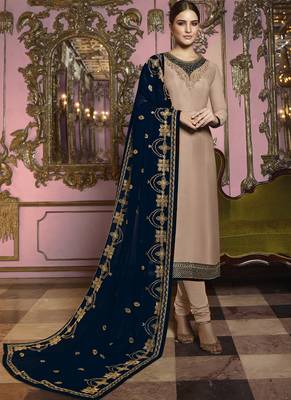Chiku embroidered silk salwar 1