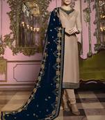 Chiku embroidered silk salwar