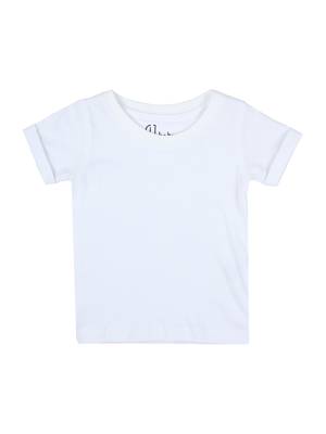 Blue Plain Cotton Girls Dresses 3