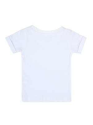 Blue Plain Cotton Girls Dresses 4