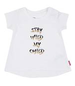 White Plain Cotton Kids Tops