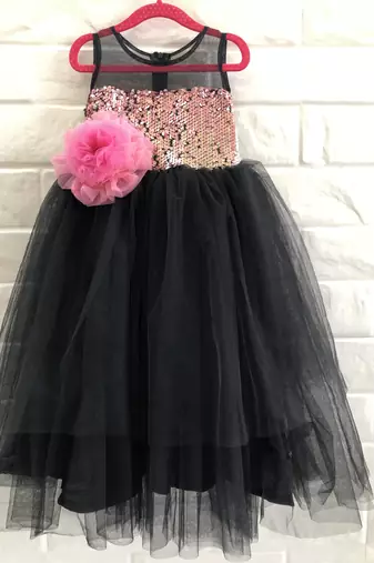 Black Flaired Gown
