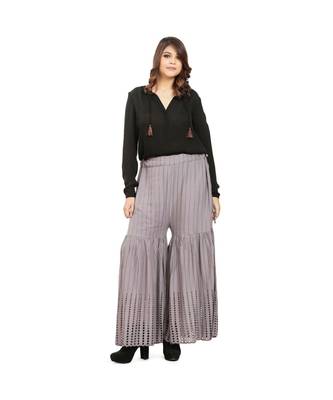 Dark Grey Chikkan Gharar 1