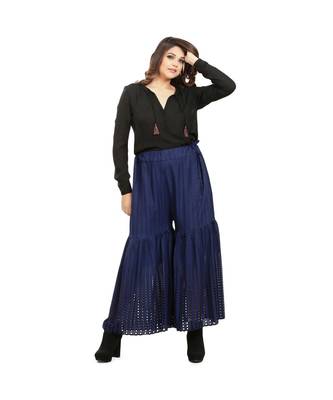 Navy Blue Chikkan Gharar 1