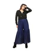 Navy Blue Chikkan Gharar