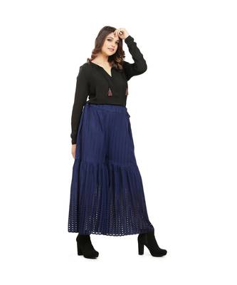 Navy Blue Chikkan Gharar 3