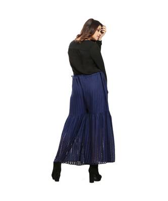 Navy Blue Chikkan Gharar 4