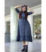 long Printed Heavy  Rayon Designer Kurti