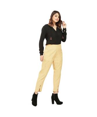 Beige Chikan Trouser 3