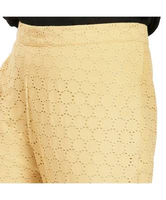 Beige Chikan Trouser 5