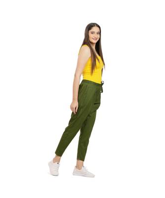 Olive Green Comfort Pant 3