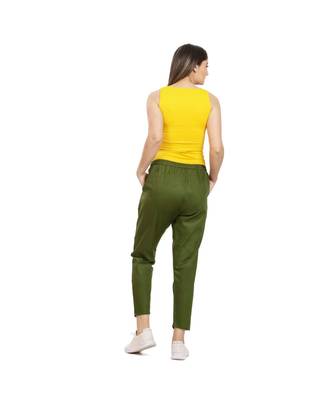 Olive Green Comfort Pant 4