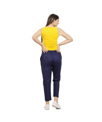 Navy Blue Comfort Pant 4
