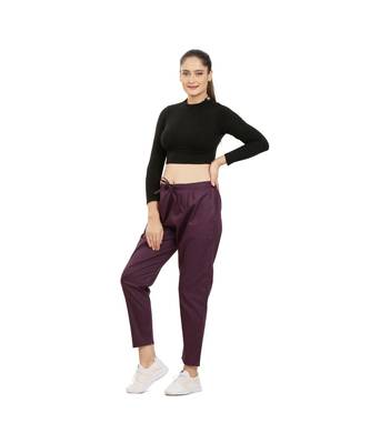 Wine  Comfort Pant 2