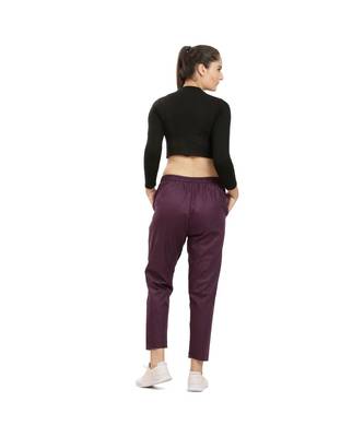 Wine  Comfort Pant 4