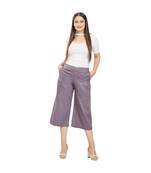 Light Grey Cotton Qullote