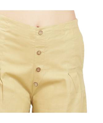 Beige Cotton Qullote 5