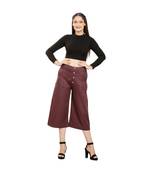 Brown Cotton Qullote