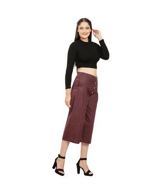 Brown Cotton Qullote 3