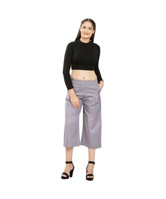 Light Grey Cotton Qullote 1