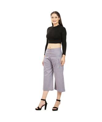 Light Grey Cotton Qullote 2