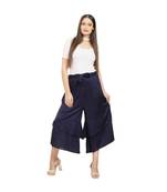 Navy Blue Double Qullote