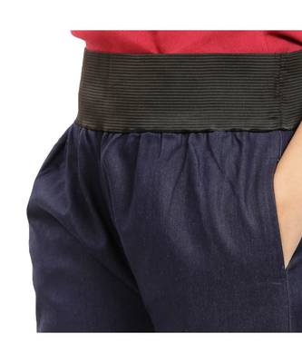 Navy Blue Denim Tummy Tucker Pant 5
