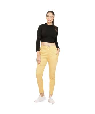 Beige Fitting Jeggings 1