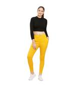 Yellow Fitting Jeggings