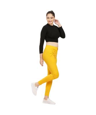 Yellow Fitting Jeggings 3