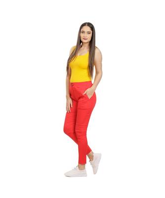 Red Fitting Jeggings 2
