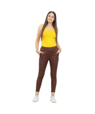 Brown Fitting Jeggings 1