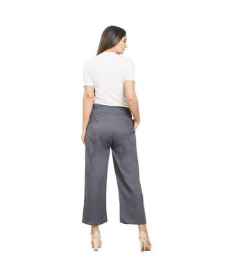 Light Grey Knot Parellel Pant 2