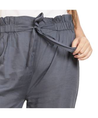 Light Grey Knot Parellel Pant 4