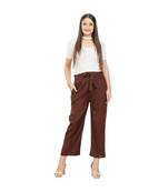 Brown Knot Parellel Pant