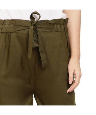 Olive Green Knot Parellel Pant 5