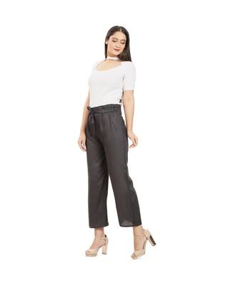 Dark Grey Knot Parellel Pant 3