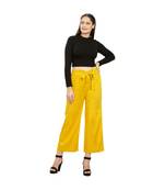 Mustard Yellow Knot Parellel Pant
