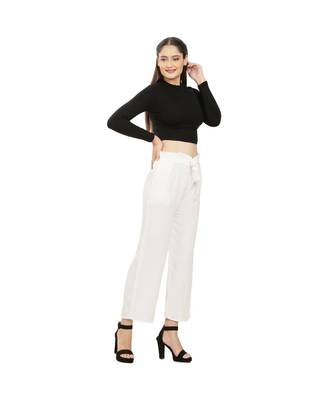 White Knot Parellel Pant 3