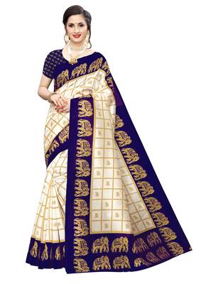 Combo Of 2 Poly Silk  Multicolor Printed Women's Saree 5