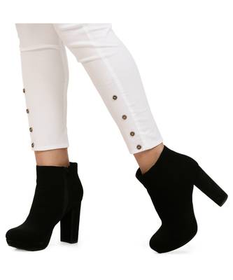 White Nickle Stretch Pant 4