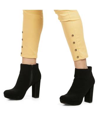 Beige Nickle Stretch Pant 4