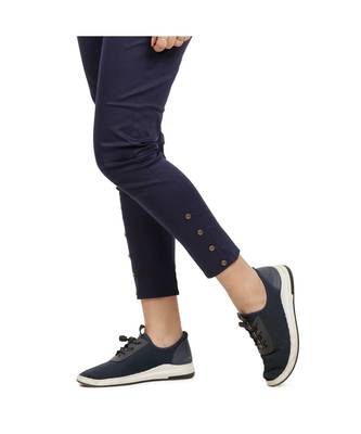 Navy Blue Nickle Stretch Pant 4