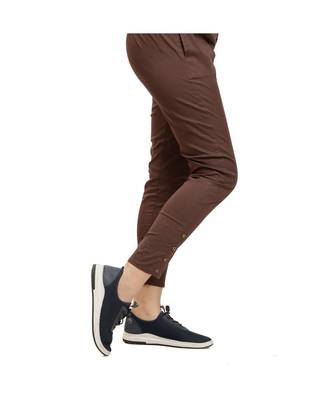 Brown Nickle Stretch Pant 4