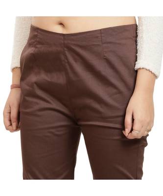 Brown Nickle Stretch Pant 5