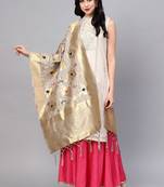 Women blue Color Woven Traditional Dupatta